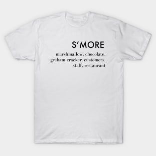 The Menu S'more (BL) T-Shirt